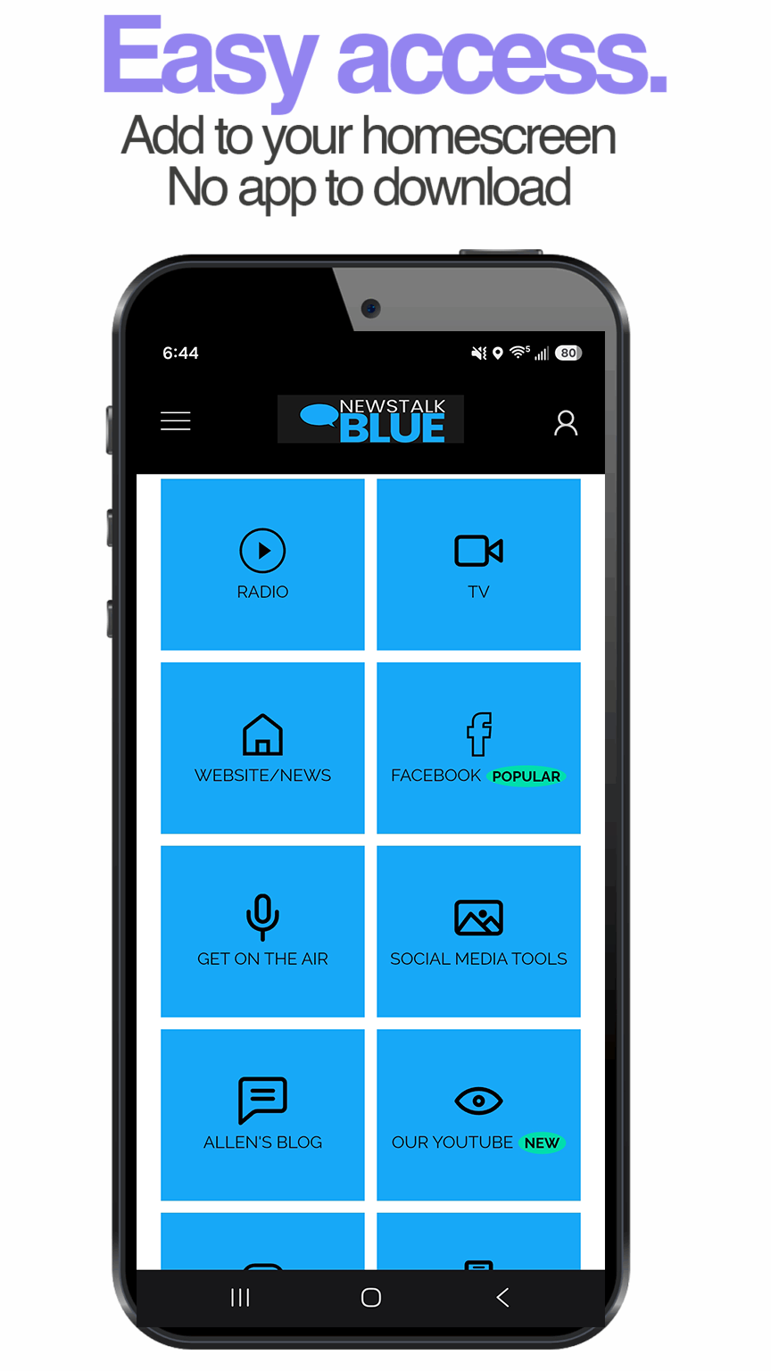 NewsTalk BLUE Phone App
