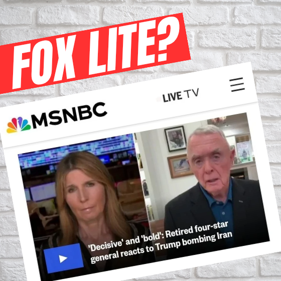MSNBC’s Fox News-Style Coverage of Trump’s Iran Strikes