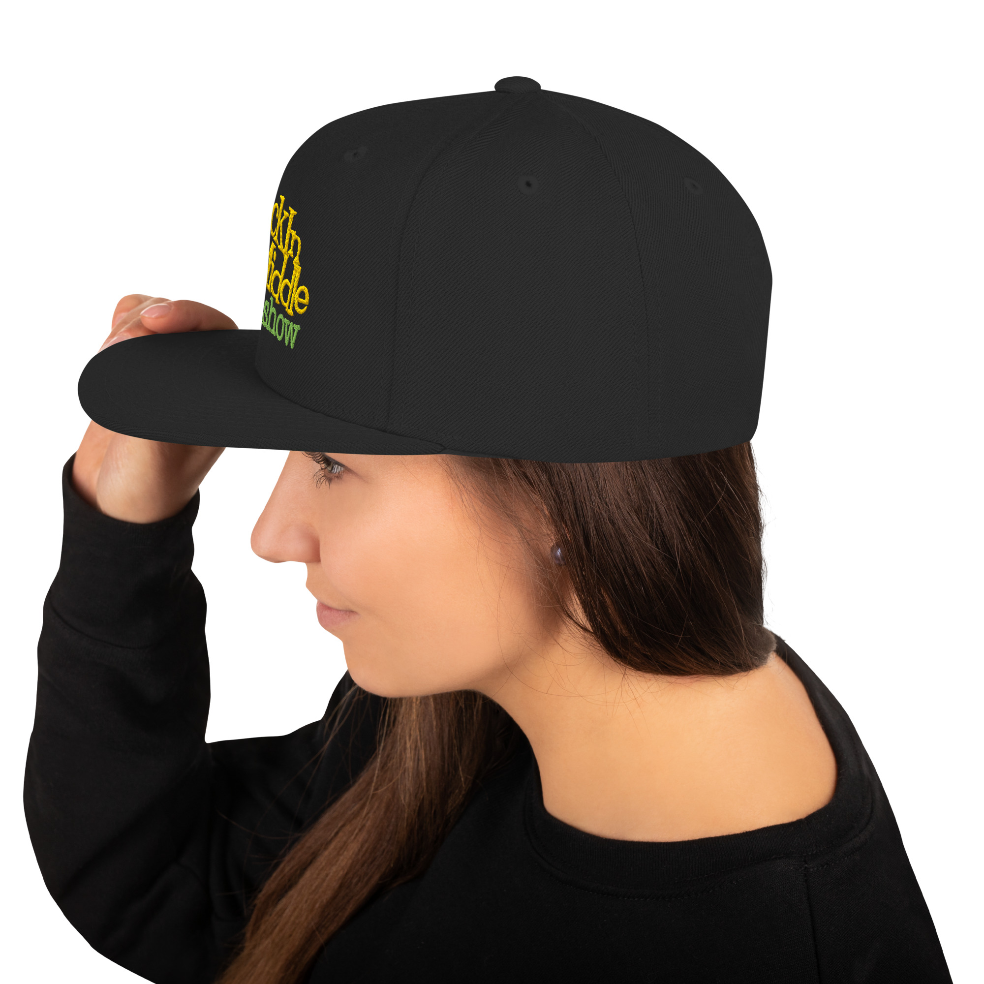 Stuck In The Middle Snapback Hat - Image 8
